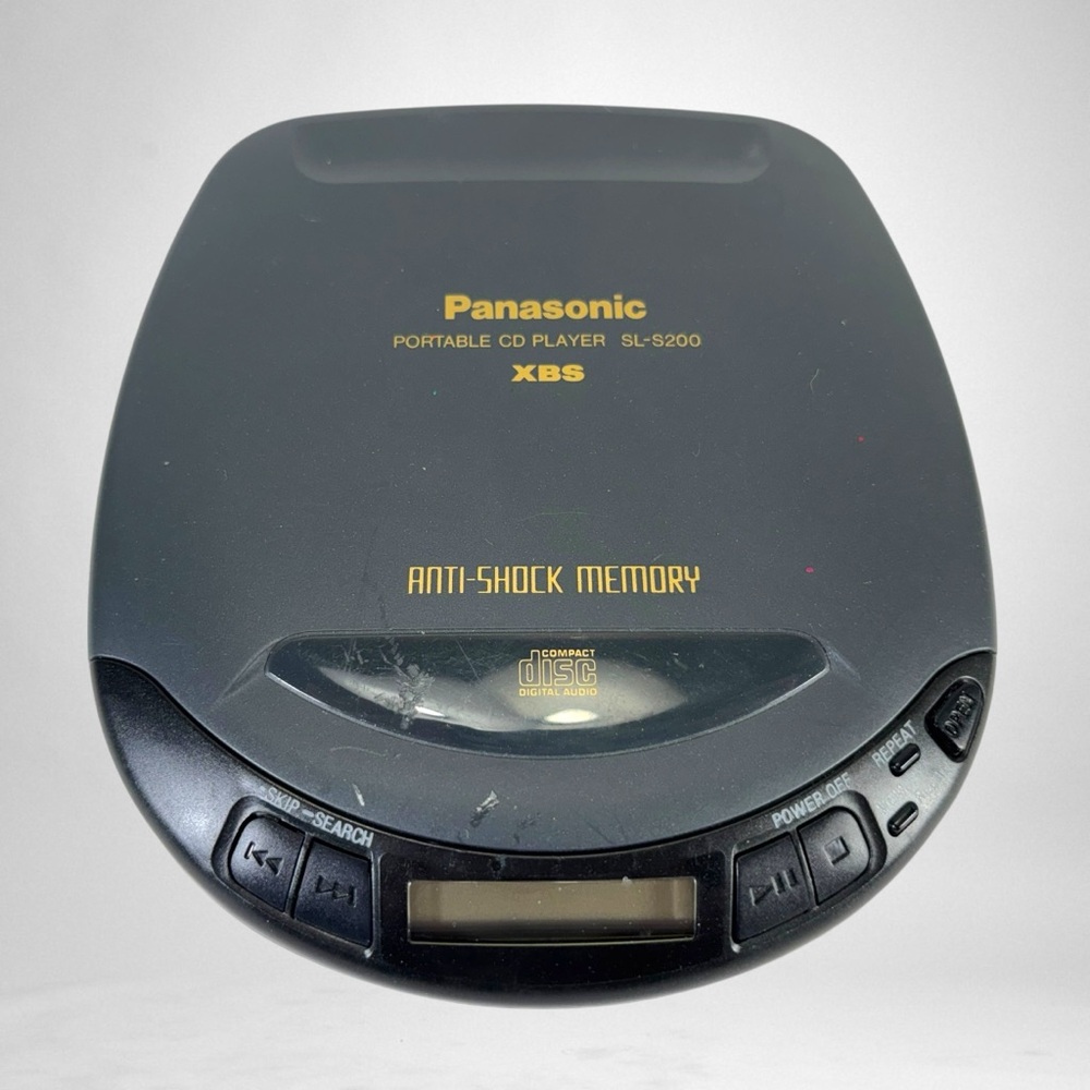 Panasonic Portable CD Player SL-S200 XBS For Repair/Parts 1998 Anti-Shock
